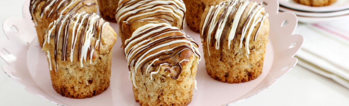 מאפינס שוקולד לבן וקפה