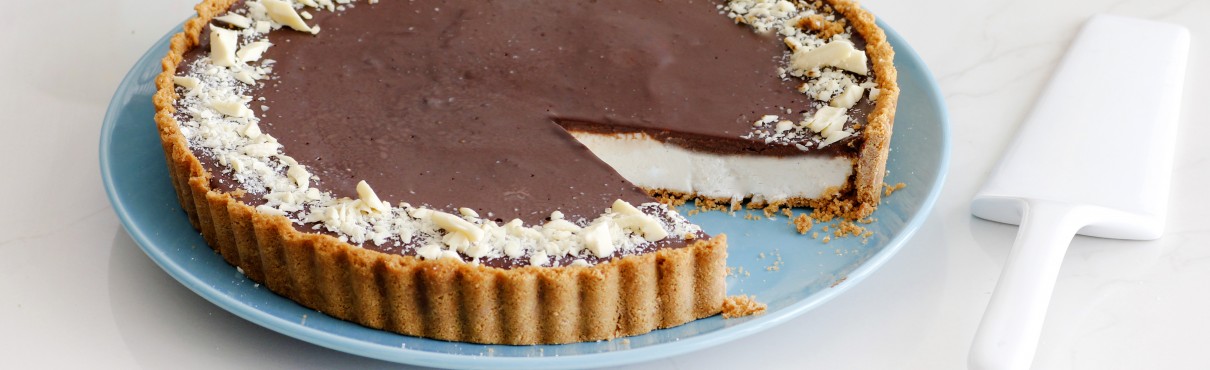 פאי שוקולד וגבינה ללא אפייה