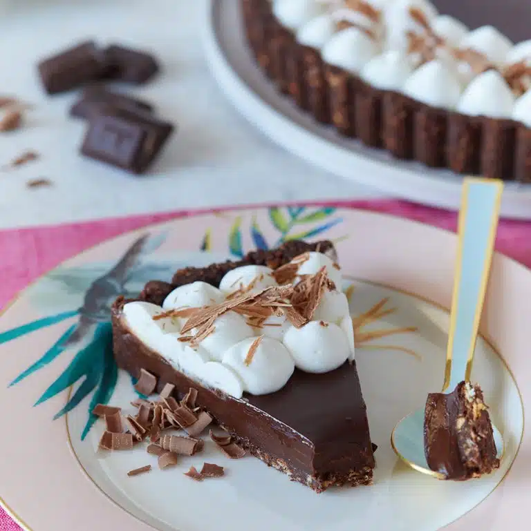 טארט כדורי שוקולד, טראפלס וקצפת