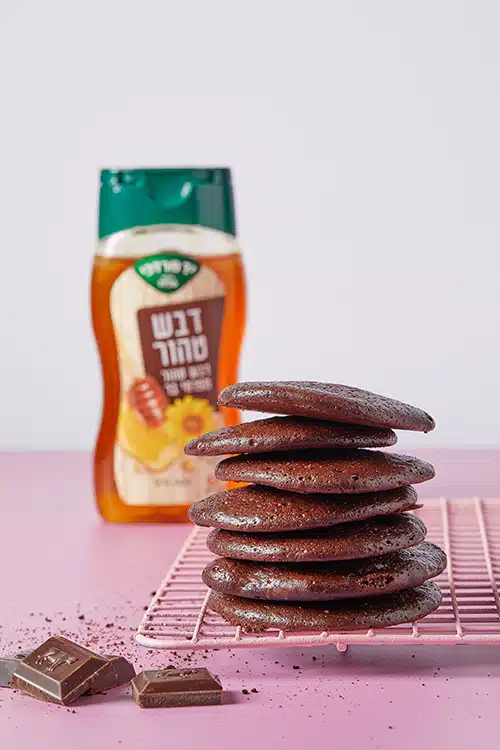 עוגיות שוקולד פאדג' עם דבש