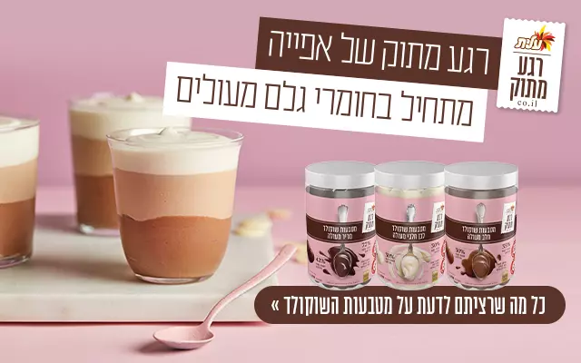 רגע מתוק של אפייה מתחיל בחומרי גלם מעולים - לחצו כאן למתחם מטבעות שוקולד