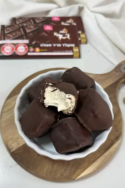 גלידוניות שוקולד חלווה