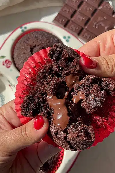 קאפקייקס דאבל שוקולד