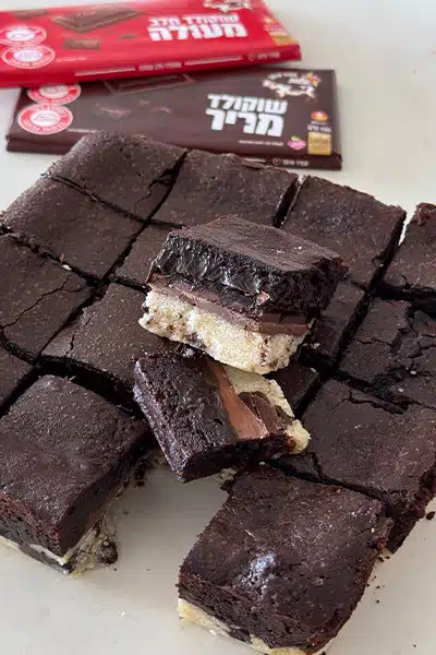 בראוניז דאבל שוקולד